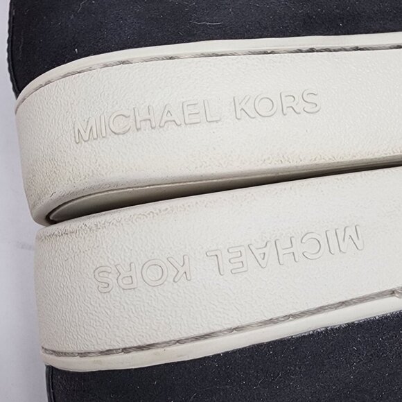 Michael Kors Womens Slip-On Sneakers With Rhinestone Snake Print Size 9.5M - Picture 9 of 11